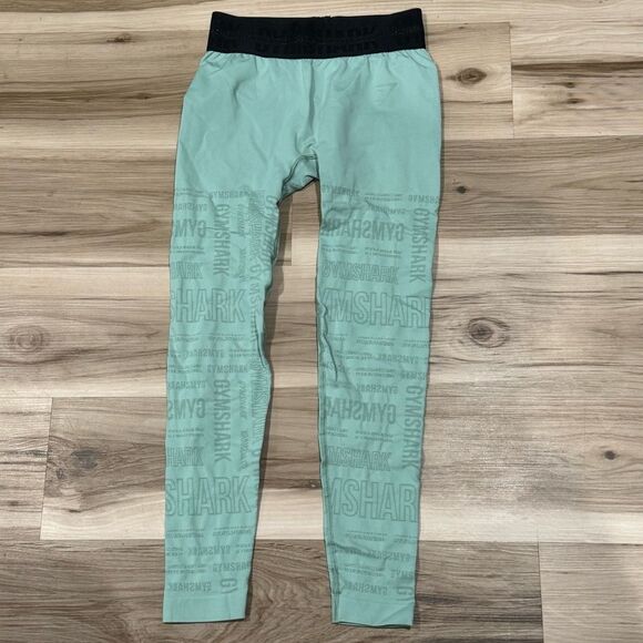 Gymshark Vision Leggings Mint Green Athletic Women’s Medium - Picture 3 of 3